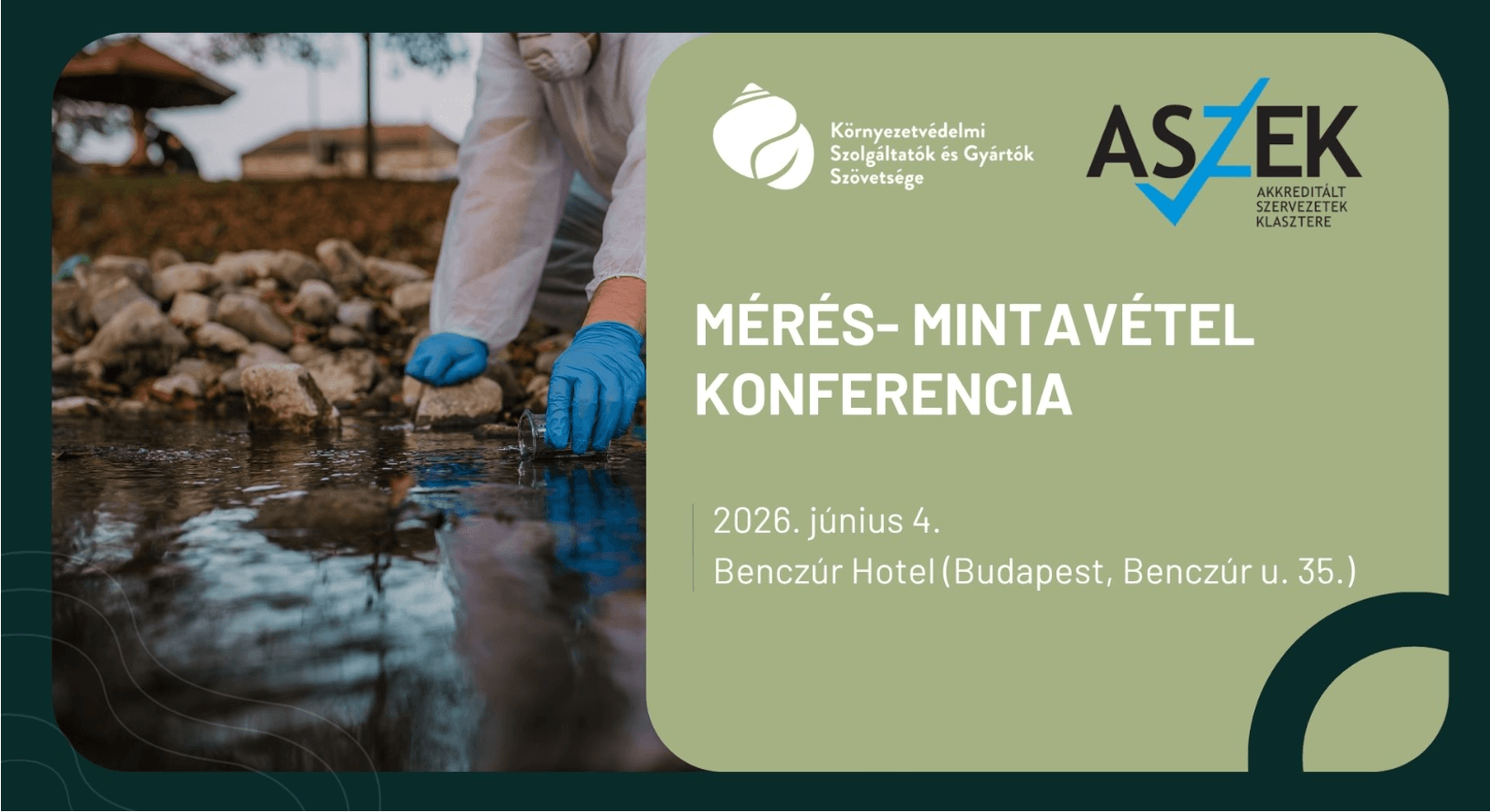 Teltházzal zajlott a 8. Környezetvédelmi Mérés és Mintavétel Konferencia