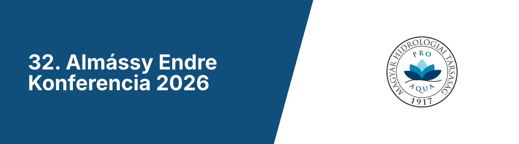 32. Almássy Endre Konferencia a felszín alatti vizekről