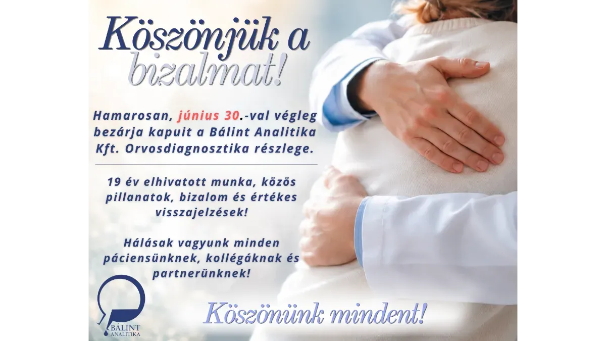 Tájékoztatás az Orvosdiagnosztika Laboratóriumról